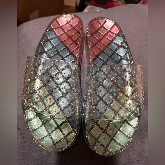 Mudd Claudia Clear Pool Slide Sandals women size:9 - Picture 12 of 17